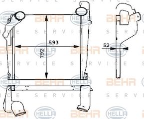 ΨΥΓΕΙΟ INTERCOOLER MB για MERCEDES-BENZ SK