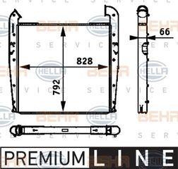 ΨΥΓΕΙΟ INTERCOOLER SCANIA 144 για SCANIA 4 - series