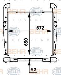 ΨΥΓΕΙΟ INTERCOOLER SCANIA 143 για SCANIA 3 - series