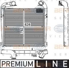 ΨΥΓΕΙΟ INTERCOOLER SCANIA P-R για SCANIA P,G,R,T - series