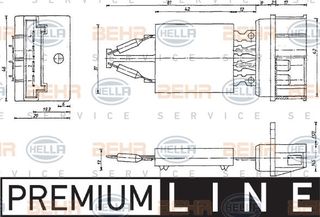 ΑΝΤΙΣΤΑΣΗ ΚΑΛΟΡΙΦΕΡ MB ACTROS για MERCEDES-BENZ ACTROS MP2 / MP3