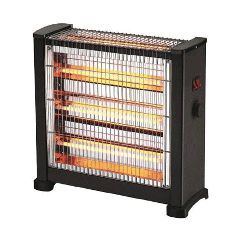 Θερμάστρα χαλαζία 2800W 230V μαύρη με 3 θερμαντικές εστίες - 3face & θερμοστάτη