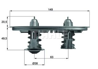 ΘΕΡΜΟΣΤΑΤΗΣ 80 C-87 C για SCANIA P,G,R,T - series