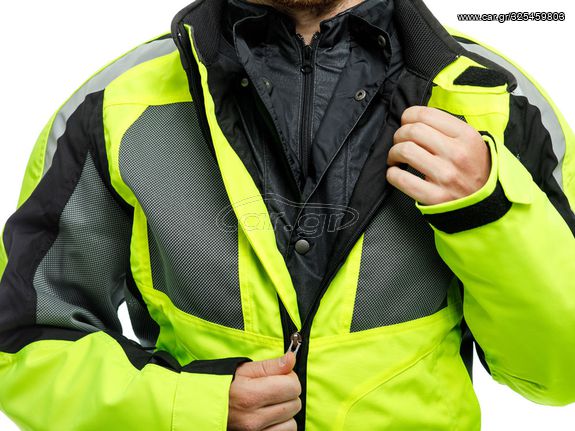 BMW Motorrad AirShell Jacket Size Gr. 54 Bright Yellow