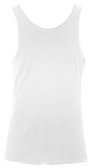 Myst - 00570 Unisex αμάνικη μπλούζα σε ύφασμα Φλάμα 140 γρ. 100% βαμβάκι t-shirt WHITE