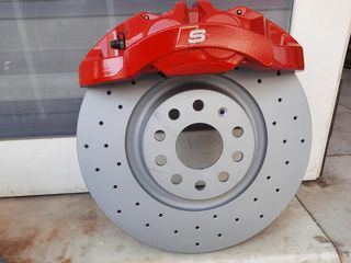 Audi A4 B9 8W Brembo 4πίστονα 338X30 Q5 fy 80A A5 8F-thumb-6