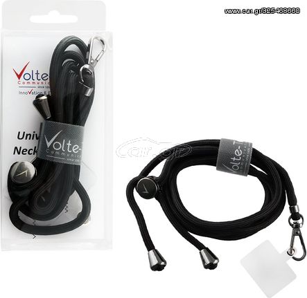 Volte-Tel Neck Strap - Λουρακι Λαιμου Για Θηκες Μαυρο VT01 - (5205308318139)