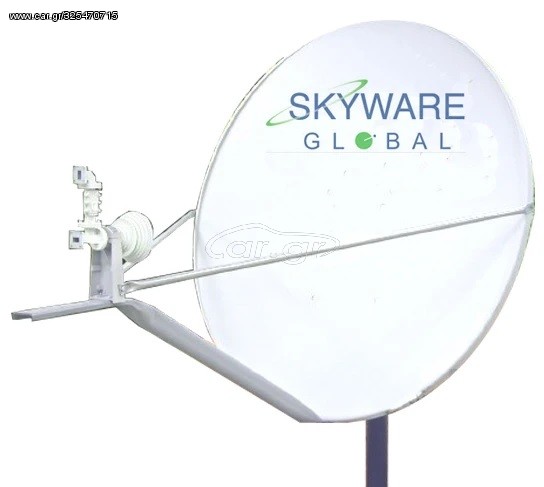 Κινητό πιάτο 120cm VSAT με σταθερή η κινητή βάση polar mount