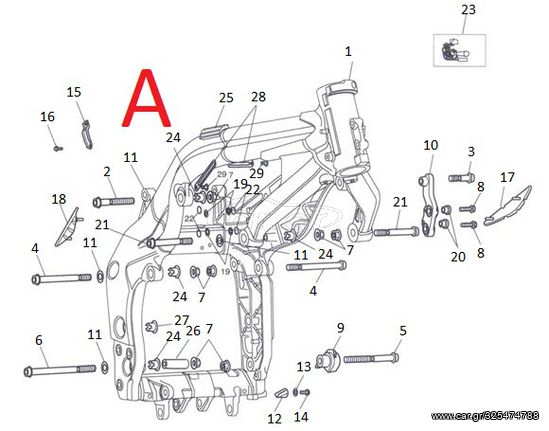 Triumph Tiger 1050 Πλαισιο & Υποπλαισιο