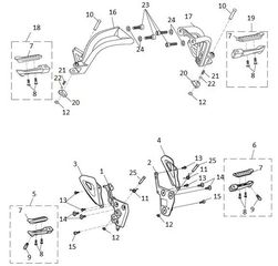 Triumph Tiger 1050 Μαρσπιε & βασεις