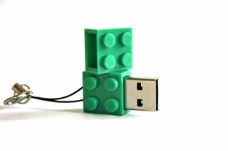 Qianlianjie Lego Brick USB Drive 16GB USB 3.0 (B07F66YCYK) Πράσινο