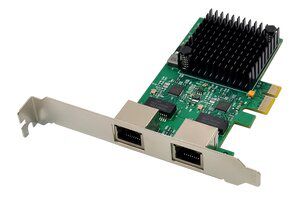 POWERTECH κάρτα επέκτασης PCIe σε 2x RJ45 2.5G ST7275, RTL8125B