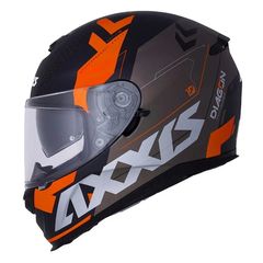 Κράνος Axxis Eagle SV Diagon matt orange