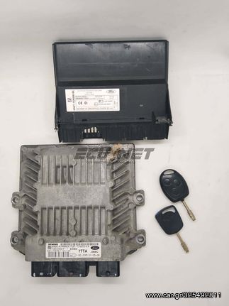 ΣΕΤ ΕΓΚΕΦΑΛΟΥ ΚΙΝΗΤΗΡΑ ΜΕ ΚΛΕΙΔΙ FORD FIESTA 1.4 5WS40632A-T 6S6T-15K600-BL 