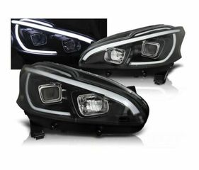 φαναρια εμπροσ  	LPPE31 HEADLIGHTS LPPE31 FOR PEUGEOT 208 2012-2015 TUBE LIGHT BLACK LHD eautoshop gr