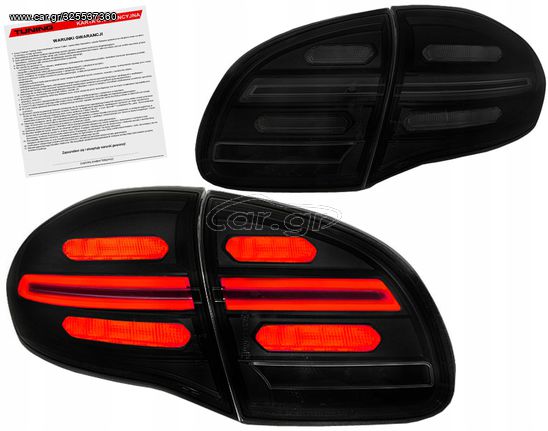 LED BAR TAIL LIGHTS SMOKE SEQ fits PORSCHE CAYENNE 10-15 EAUTOSHOP GR