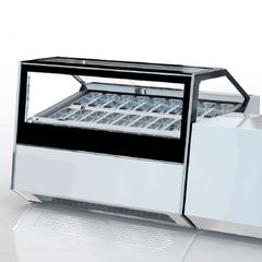 ΠΡΟΣΦΟΡΑ!!! Βιτρίνα Παγωτού 18 Γεύσεων 180x126x130cm G1759 