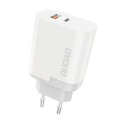 Φορτιστής τοίχου Dudao USB / USB Τύπος C Power Delivery Quick Charge 3.0 3A 22,5W  (A6xsEU λευκό)