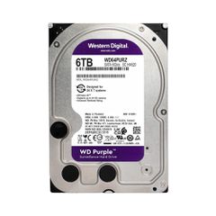 WD Σκληρός δίσκος 3.5" Purple Surveillance 6TB, 256MB, 5400RPM, SATA III