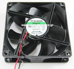 ΑΝΕΜΙΣΤΗΡΑΣ 24V DC 92x92x25mm 2-C 1.92W 0.08A 87m3/h 34dBA SUNON