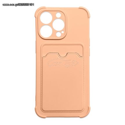 Card Armor Case cover for Xiaomi Redmi 10X 4G / Xiaomi Redmi Note 9 card wallet Air Bag armored housing pink