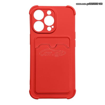 Card Armor Case cover for Xiaomi Redmi Note 10 / Redmi Note 10S card wallet Air Bag armored housing red