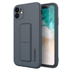 Wozinsky Kickstand Case silicone case with stand Samsung Galaxy A72 4G blue