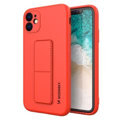 Wozinsky Kickstand Case silicone case with stand Samsung Galaxy A32 4G red