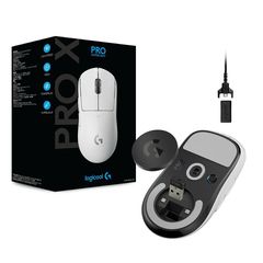 Logitech - PRO X SUPERLIGHT Wireless Gaming Mouse - WHITE / Computers-thumb-3