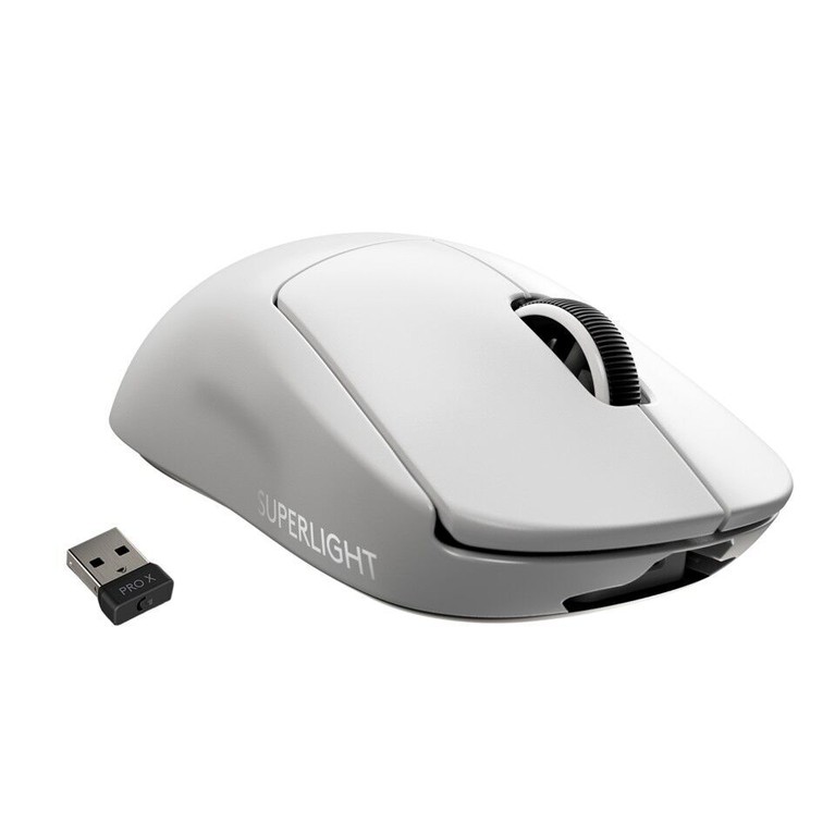 Logitech - PRO X SUPERLIGHT Wireless Gaming Mouse - WHITE / Computers