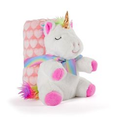 Tiara Unicorn Soft blanket + plush toy 22cm