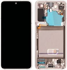 Samsung (GH82-24544C) OLED Touchscreen (incl cam) - Phantom White, Galaxy S21; SM-G991B