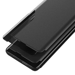 Eco Leather View Case Elegant Flip Cover with Stand Function Poco M4 Pro 5G Blue-thumb-4