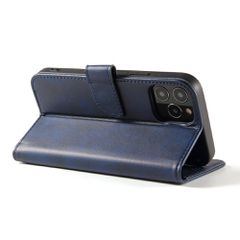 Magnet Case elegant case case cover with a flap and stand function Poco M4 Pro 5G blue-thumb-3