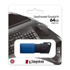 Kingston Exodia 64GB USB 3.2. Blue-thumb-2