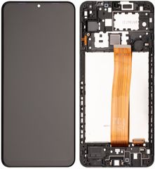 Samsung (GH82-24490A) OLED Touchscreen - Black, Galaxy A12; SM-A125F