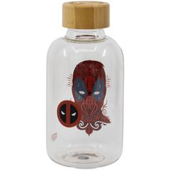 Marvel Deadpool glass bottle 620ml-thumb-1