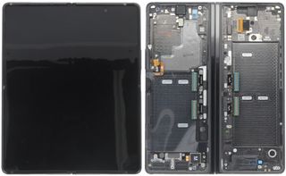 Samsung (GH82-24296B) OLED Touchscreen - Black (Gold Hinge), Galaxy Z Fold2 5G; SM-F916B