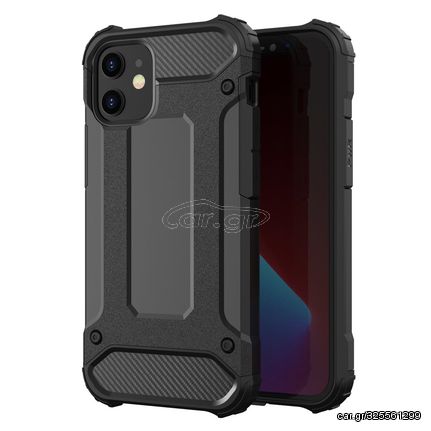 Hybrid Armor Case Tough Rugged Cover for iPhone 12 Pro Max black