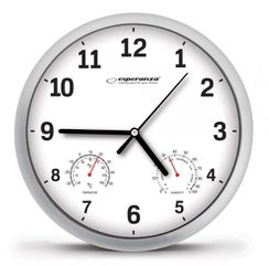 Esperanza EHC016W wall/table clock Quartz clock Round White