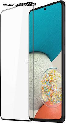 Dux Ducis 9D Tempered Glass full screen 9H tempered  glass with frame for Samsung Galaxy A73 black case  friendly