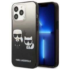 Karl Lagerfeld Gradient Ikonik Karl Case for iPhone 13 Pro / iPhone 13 - Black