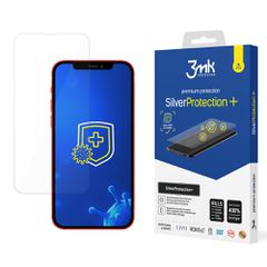 Antibacterial screen protector for iPhone 13 from the 3mk Silver Protection+ series