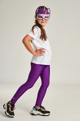 PCP Jacqueline Shiny Purple Kiddo Leggings