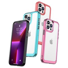 Outer Space Case for iPhone 12 Pro Max hard cover with gel frame blue-thumb-4