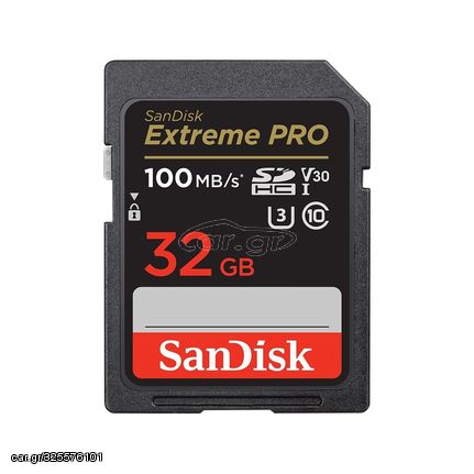 SANDISK EXTREME PRO SDHC 32GB 100/90 MB/s A2