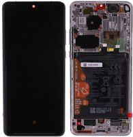 Huawei (02354HJD) LCD Touchscreen incl. Battery - White, Huawei P50 Pro
