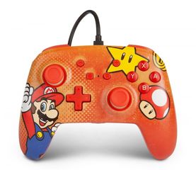 PowerA Nintendo Switch Enh Wired Controller - Mario Vintage / Nintendo Switch