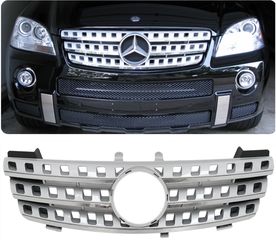 ΜΑΚΣΑ ΕΜΠΡΟΣ Mercedes ML W164 (2005-2008) Chrome Design