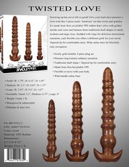 Πρωκτικές Σφήνες Twisted Love (3 pcs)-thumb-3